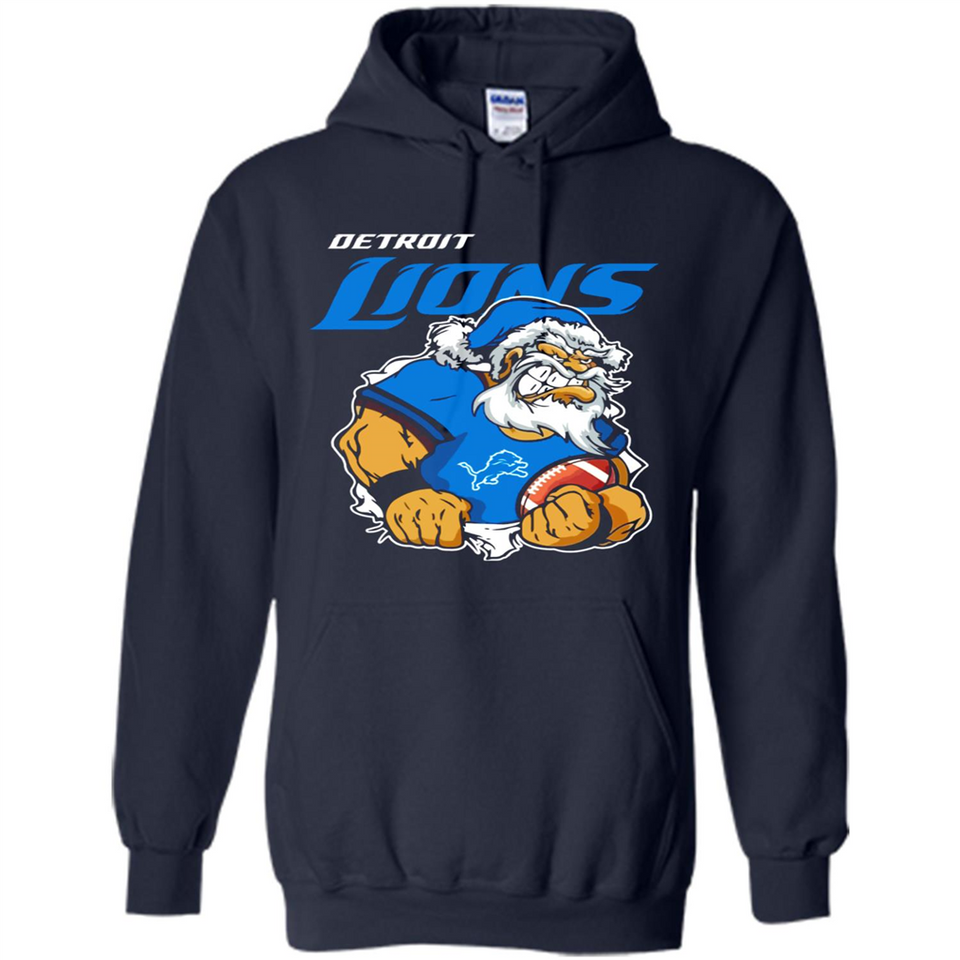 Grumpy Santa Claus Detroit Lions Football Team PINGPONG