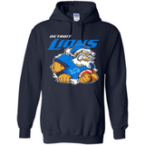 Grumpy Santa Claus Detroit Lions Football Team PINGPONG