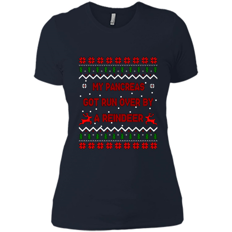 My Pancreas Got Run Over By A Reindeer Diabetes Christmas sweater PINGPONG