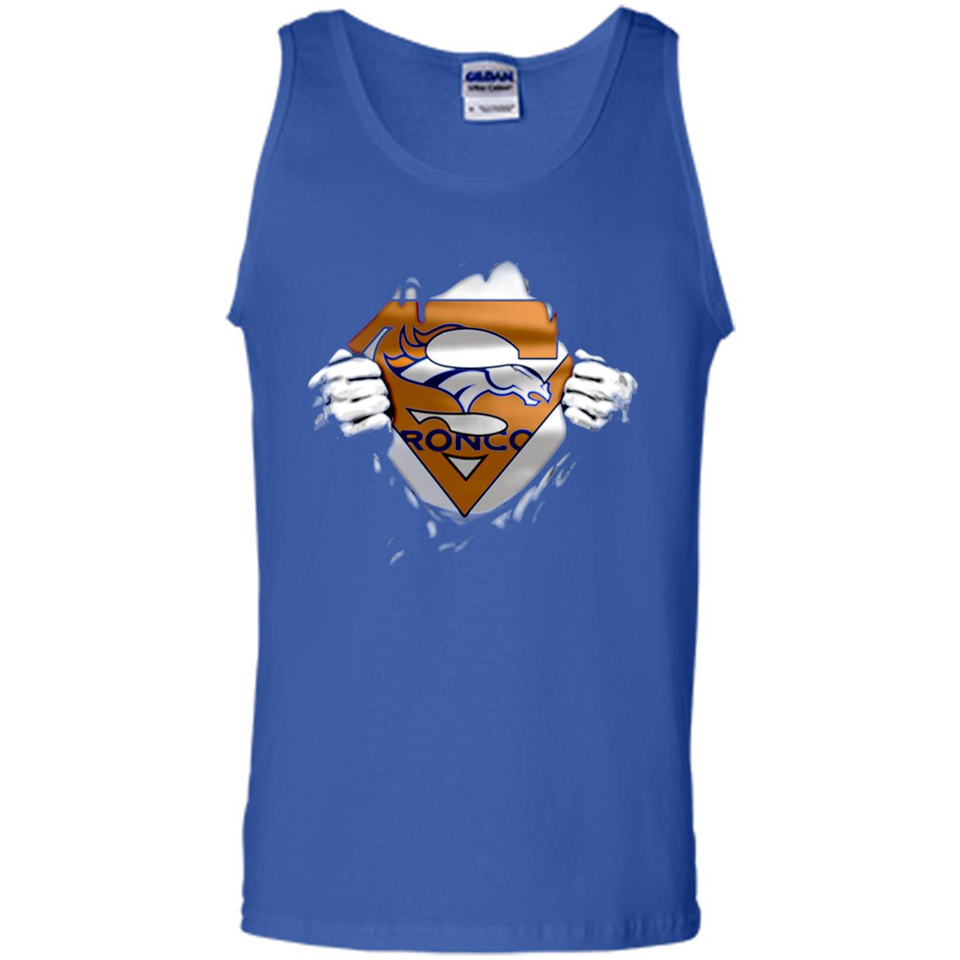 Denver Broncos And Superman Fans - Tank Top