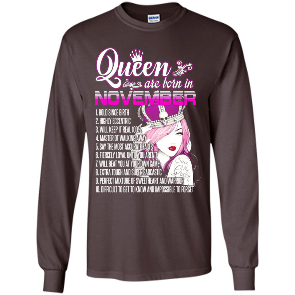 Queens Are Born In November Vintage Birthday