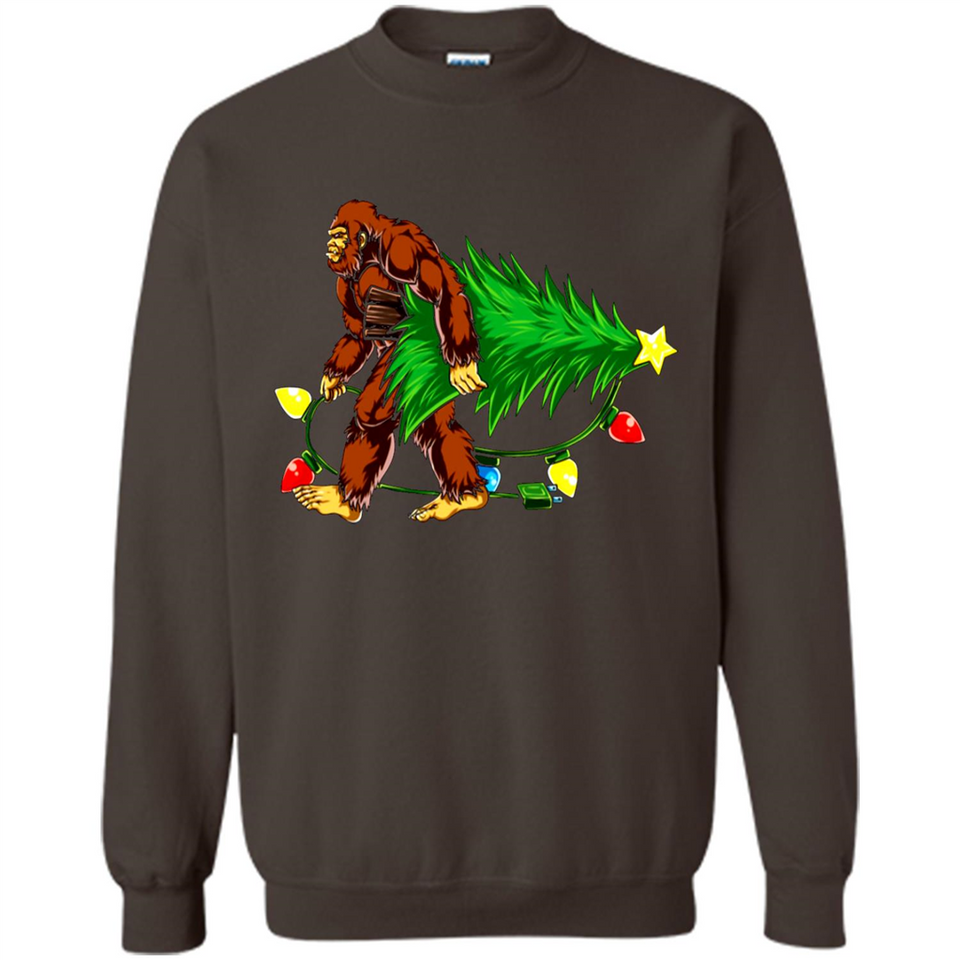 Hugging Christmas Tree Bigfoot PING PONG