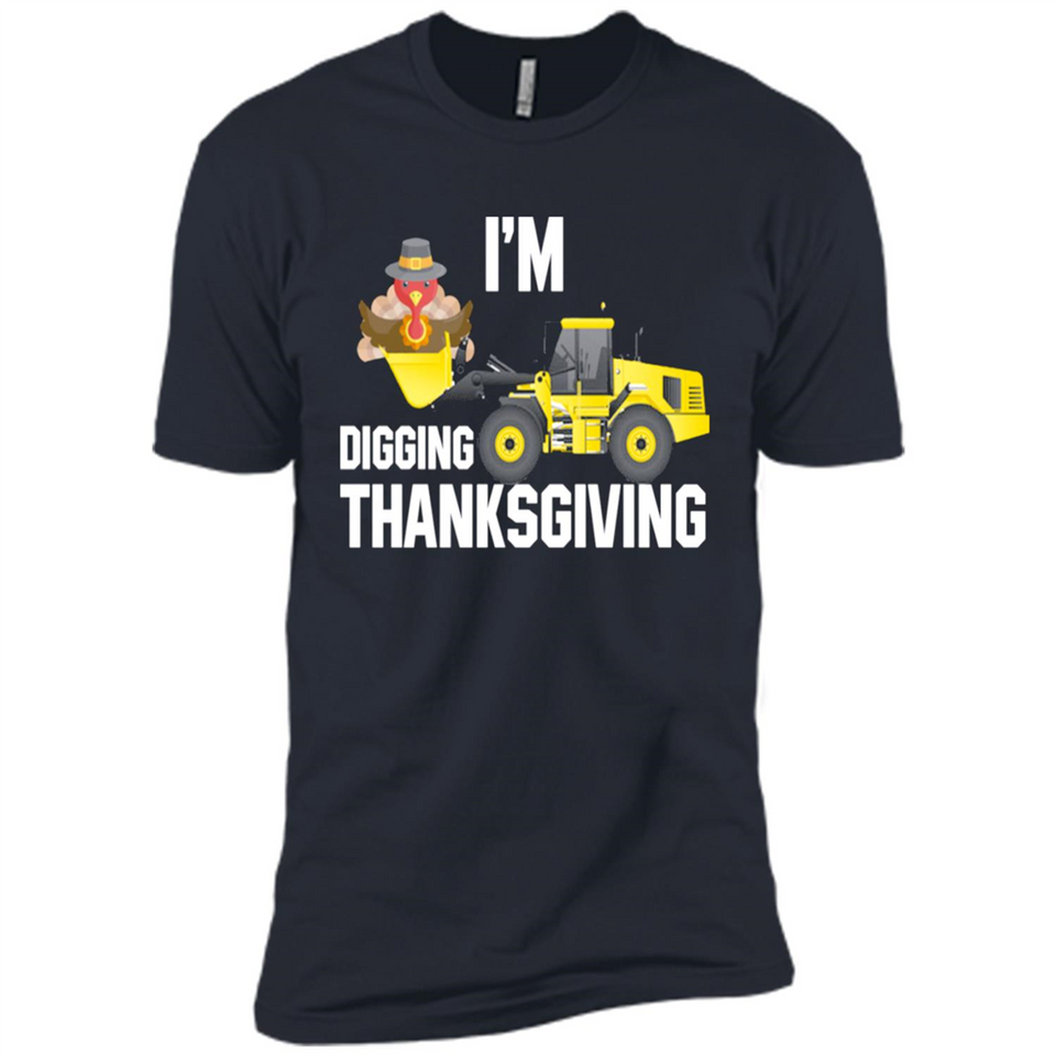 I'm Digging Thanksgiving Cute Turkey Tractor