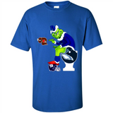 New York Giants Toilet Grinch Santa Claus Football Fan PINGPONG