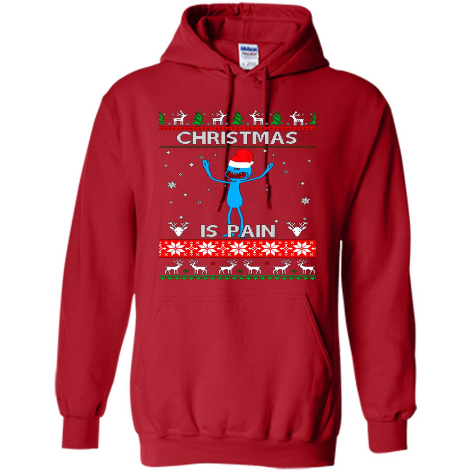 Mr Meeseeks Christmas Is Pain – Rick and Morty Christmas Sweater PINGPONG