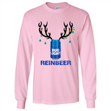 Bud Light Reinbeer Funny Beer Reindeer Christmas Sweatshirt - Long Sleeve T-Shirt