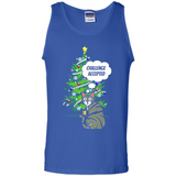 Christmas Tree Cat Long Sleeve Christmas Shirt for Cat Lover - Tank Top