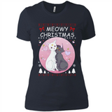 Sailor Moon Yin Yang Cat Love Ugly Christmas Sweater - Ladies' Boyfriend T-Shirt