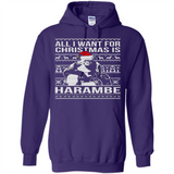 All I Want For Christmas Is Harambe Christmas - Hoodie