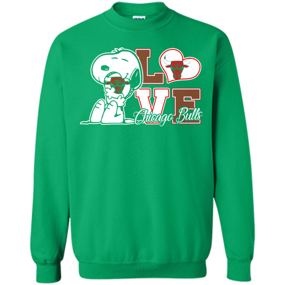 Snoopy loves NBA Chicago Bulls - Sweatshirt
