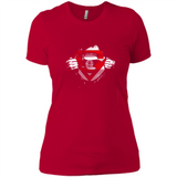 Brooklyn Nets And Superman Fans - Ladies' Boyfriend T-Shirt