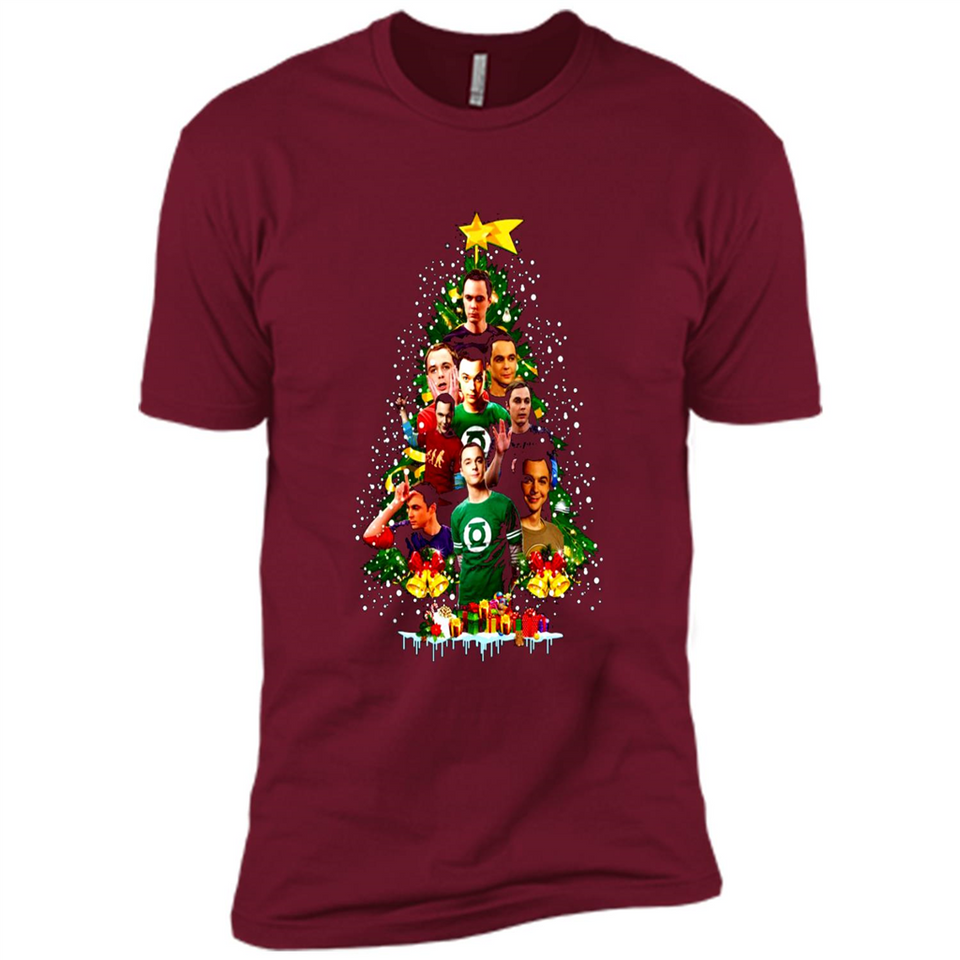 Sheldon Cooper Christmas tree sweater PINGPONG