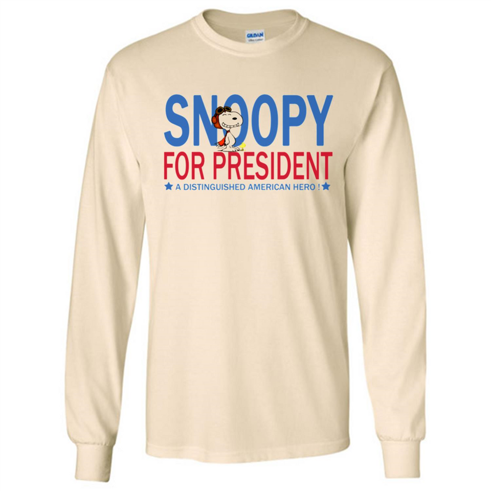 Snoopy for President - Long Sleeve T-Shirt