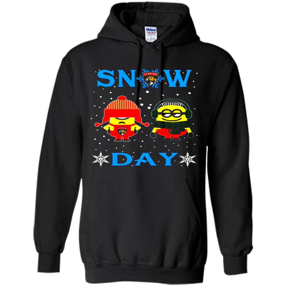 Snow Day Shirt For Florida Panthers Vs Minion Fans pingpong