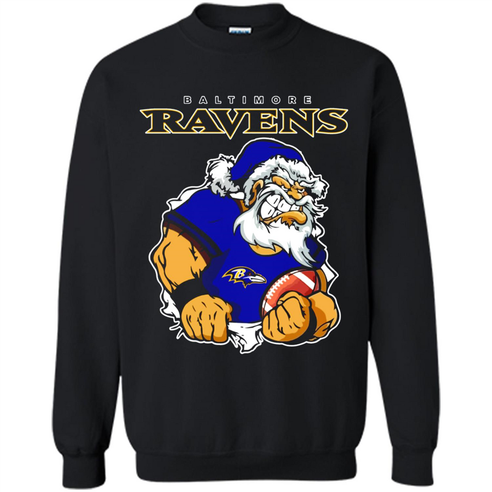 Grumpy Santa Claus Baltimore Ravens Football Team PINGPONG