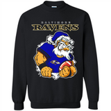 Grumpy Santa Claus Baltimore Ravens Football Team PINGPONG