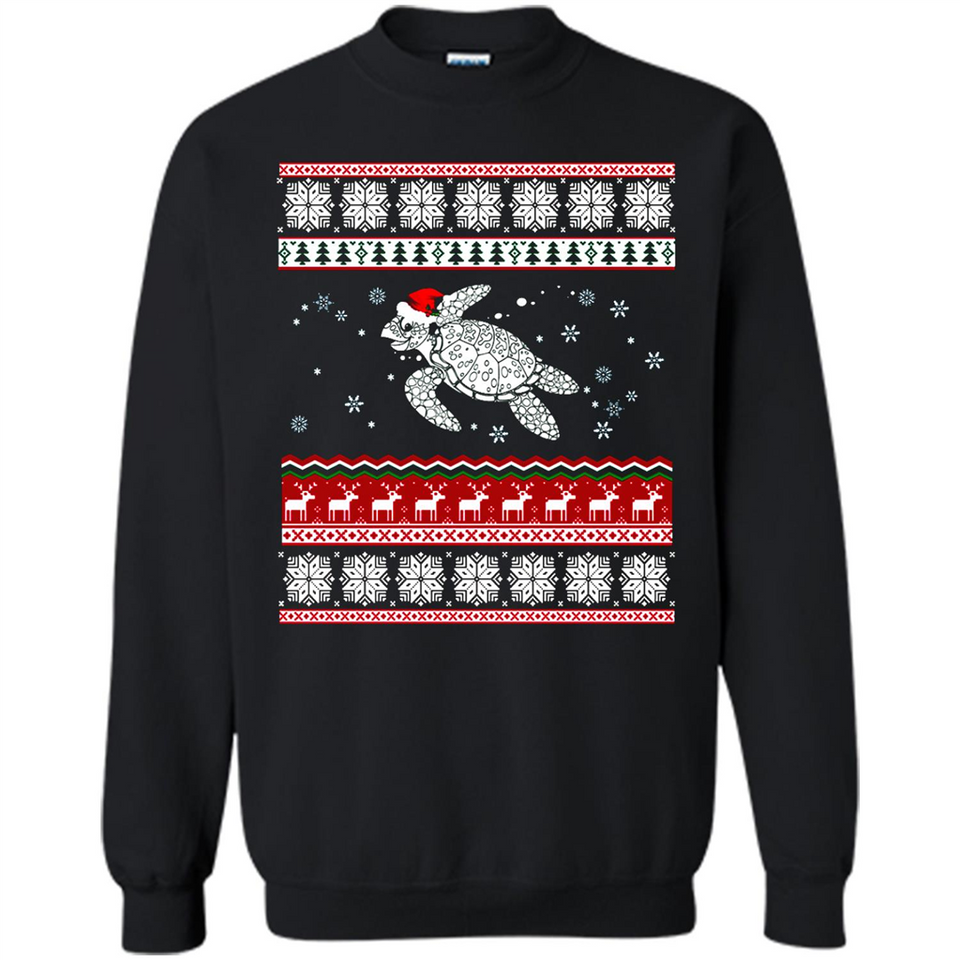 Sea Turtle Ugly Christmas T-Shirt - Sweatshirt