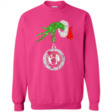 Amazing shirt Boston Celtics Glitter Grinch Monogram Ornament Christmas Gift - Sweatshirt