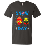Snow Day Shirt For Detroit Red Wings Vs Minion Fans pingpong