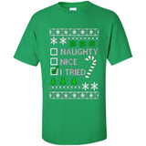 Naughty Nice I Tried Christmas sweatshirt PINGPONG