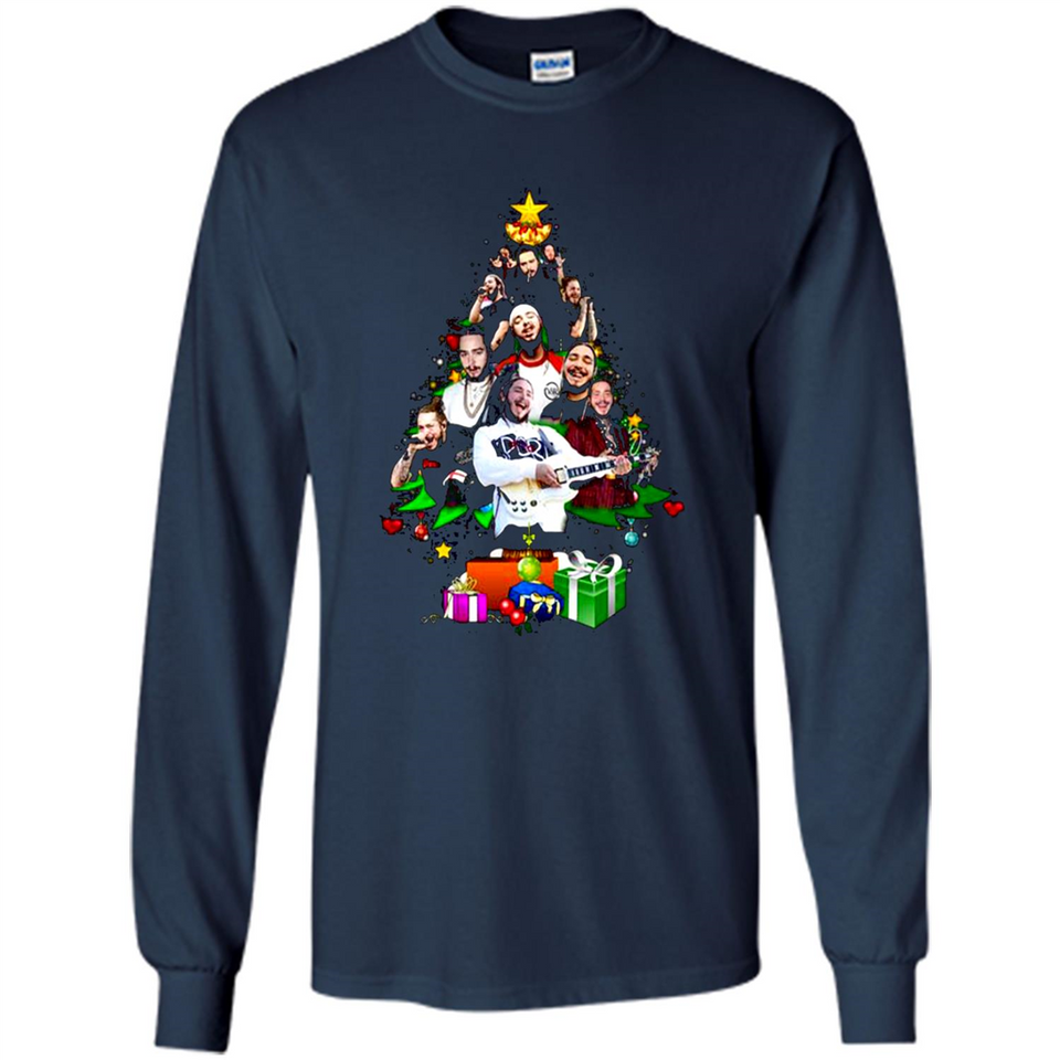 Post Malone Christmas Tree Sweater PINGPONG