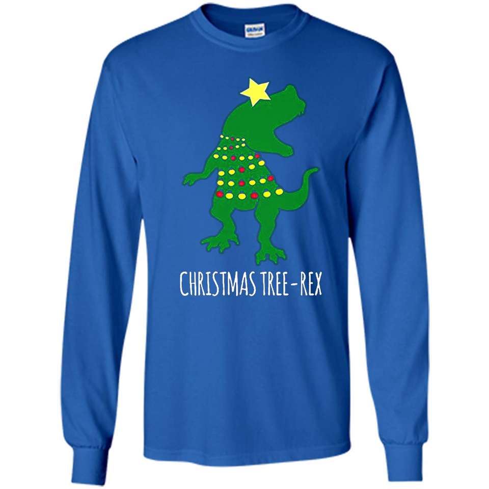 Christmas Tree Rex - Long Sleeve T-Shirt
