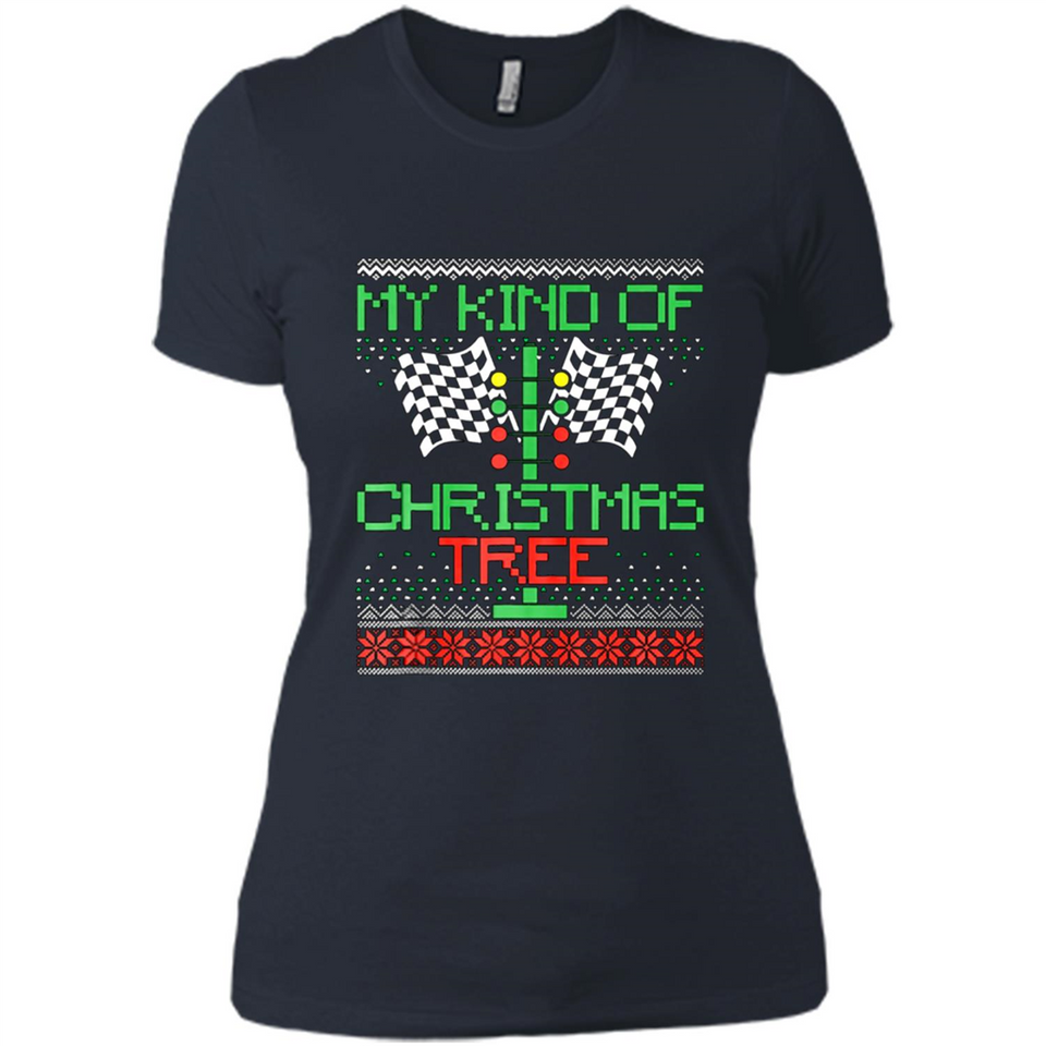 Funny Drag Racing Ugly Christmas Holiday Tree PING PONG