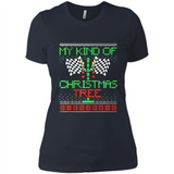 Funny Drag Racing Ugly Christmas Holiday Tree PING PONG
