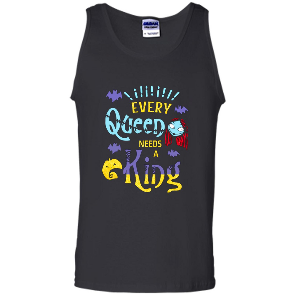 Nightmare Before Christmas Shirt - Sally Glitter Shirt - Every Queen needs a King PINGPONG