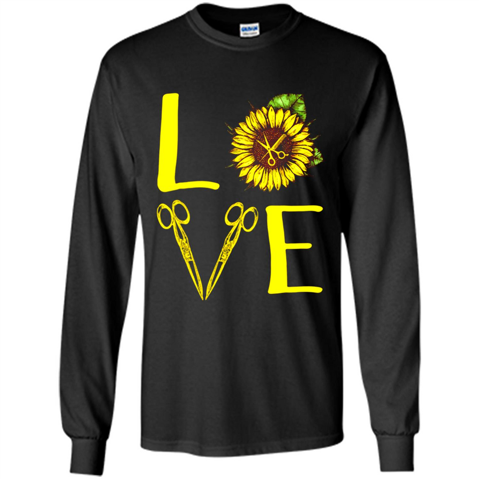Hair Stylist Love Sunflower Scissors PING PONG