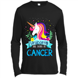 Unicorns are born in Cancer Birthday Rainbow Gift Custom Ultra Cotton