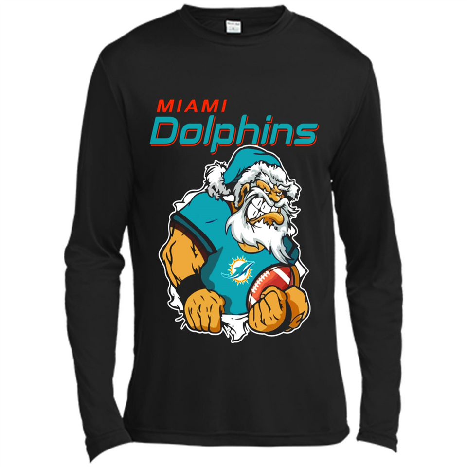 Grumpy Santa Claus Miami Dolphins Football Team PINGPONG