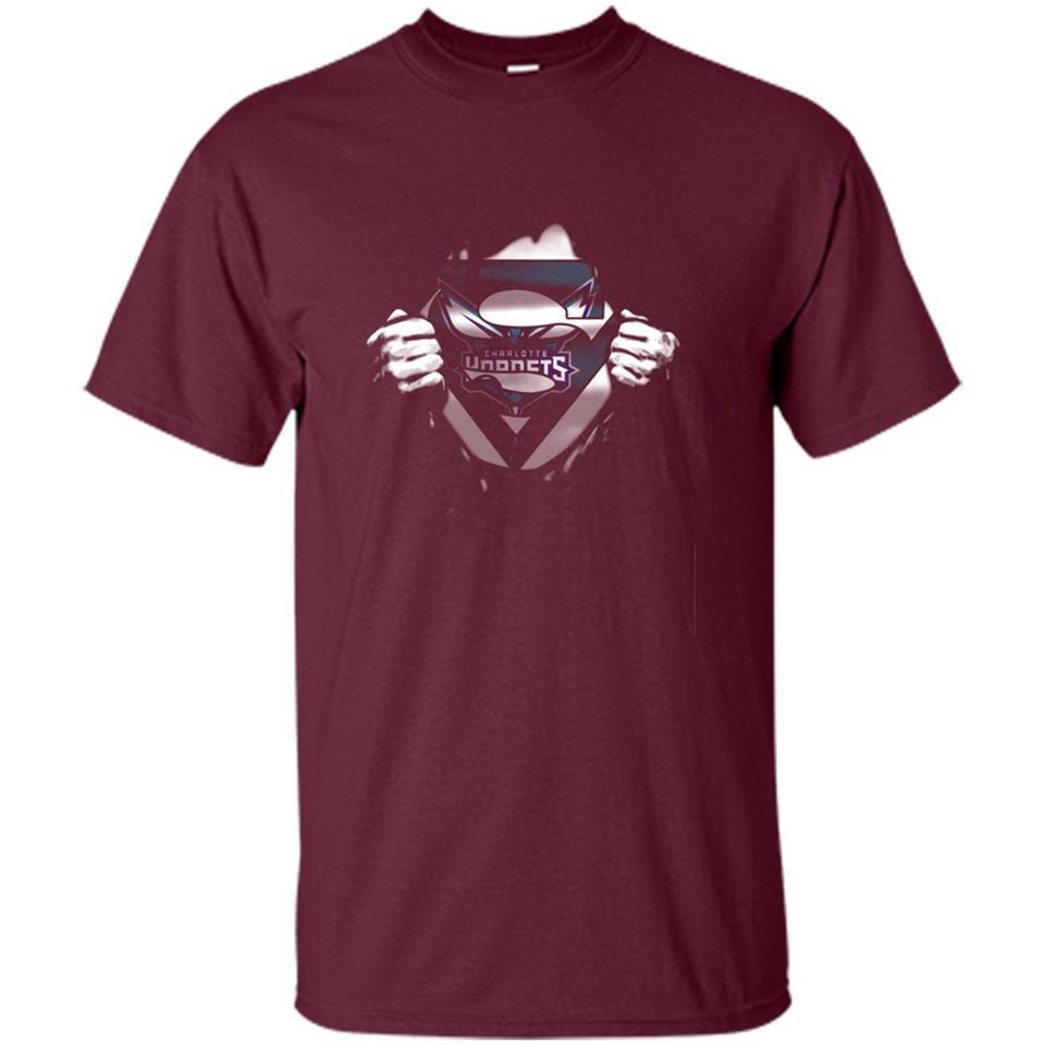 Charlotte Hornets And Superman Fans - Shirt