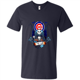 Chicago Cubs Halloween The Nightmare Before Christmas - Men's V-Neck