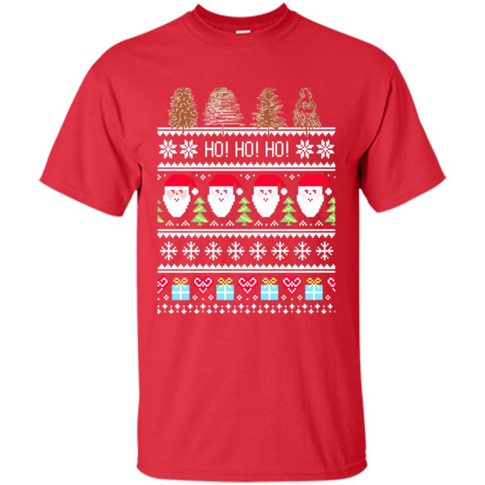 Ugly Merry Christmas Tree Santa Snowflakes