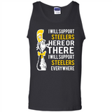 Shirt For Dr Seuss Cat And Pittsburgh Steelers Fans - Tank Top