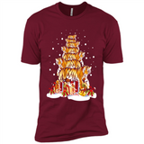 Tiger Christmas Tree Funny Merry Christmas - Premium Short Sleeve T-Shirt