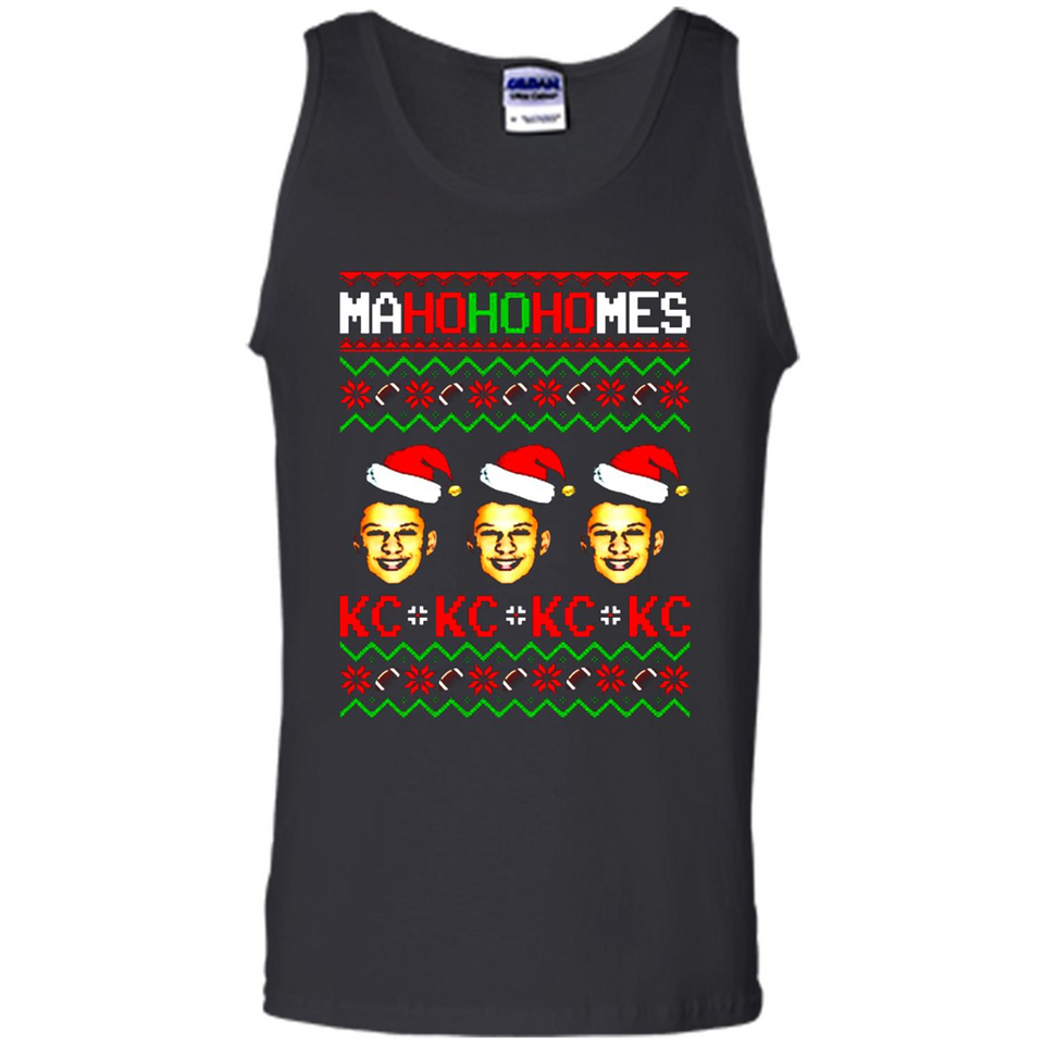 Patrick Mahomes Ma Ho Ho Homes Christmas sweatshirt PINGPONG - Tank Top