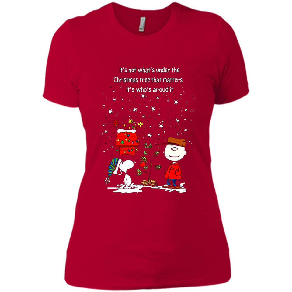 It’s Not What’s Under The Christmas Tree Snoopy Charlie Brown PING PONG