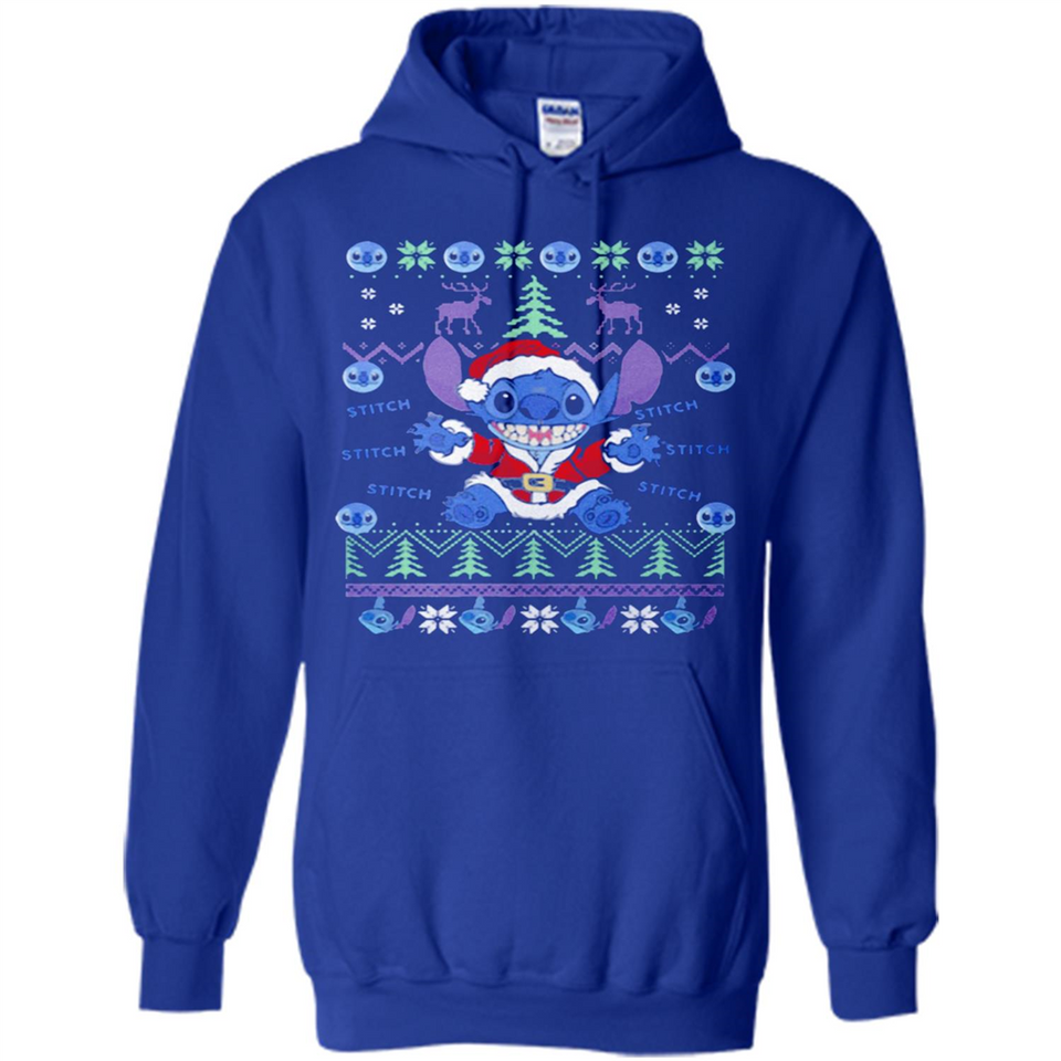 Stitch ugly christmas sweater - Hoodie