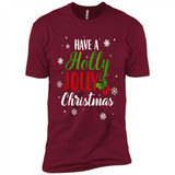 Have A Holly Jolly Christmas T-Shirt Cute Mistletoe - Premium Short Sleeve T-Shirt