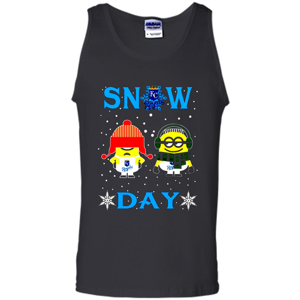 Snow Day Shirt For Kansas City Royals Vs Minion Fans pingpong
