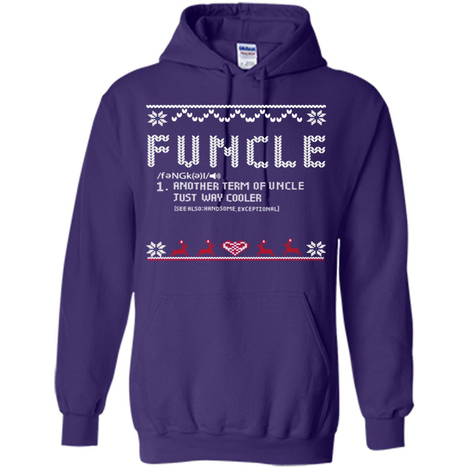 Mens Christmas Funcle Definition - Hoodie
