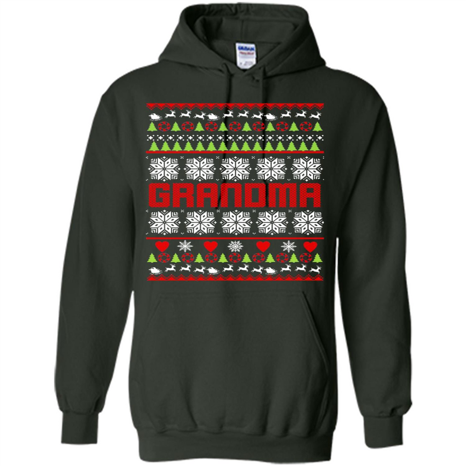 Grandma Ugly Christmas - Hoodie