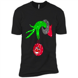 GRINCH HAND HOLDING CLEVELAND INDIANS GLITTER CHRISTMAS PINGPONG