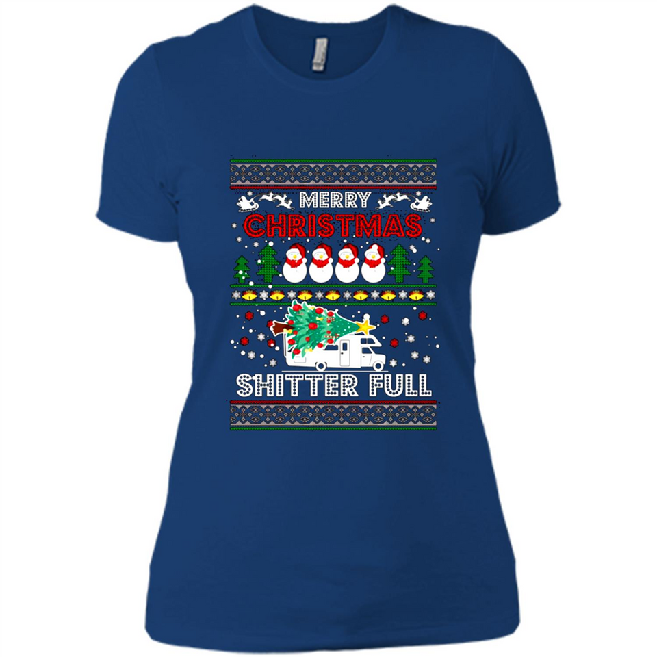 Merry Christmas Shitter Full Christmas Tree Snowman PING PONG