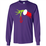 Funny Grinch Hand Holding Electrician Ornament Christmas PING PONG
