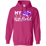 Northwestern Wildcats Football My Heart is on that Field - Hoodie