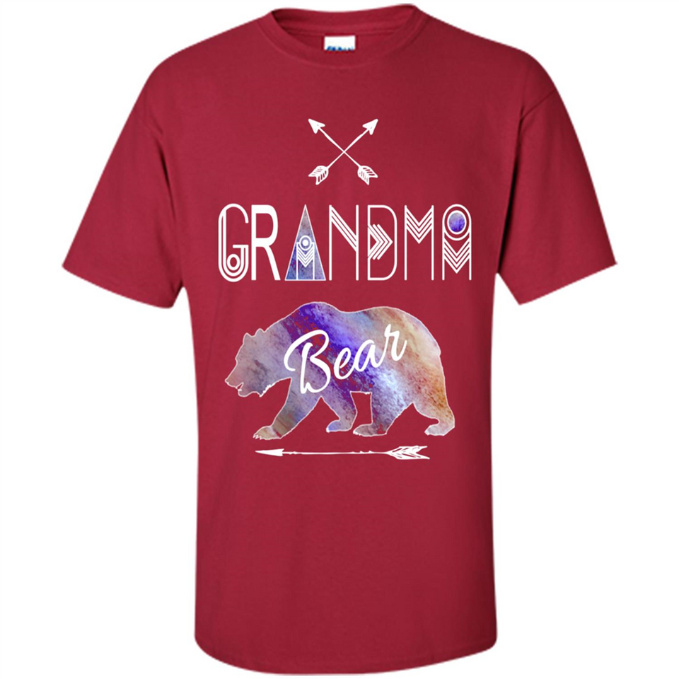 Grandma Bear Shirt Tribal Family Vacation & Camping Tee - Shirt