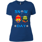Snow Day Shirt For Edmonton Oilers Vs Minion Fans pingpong